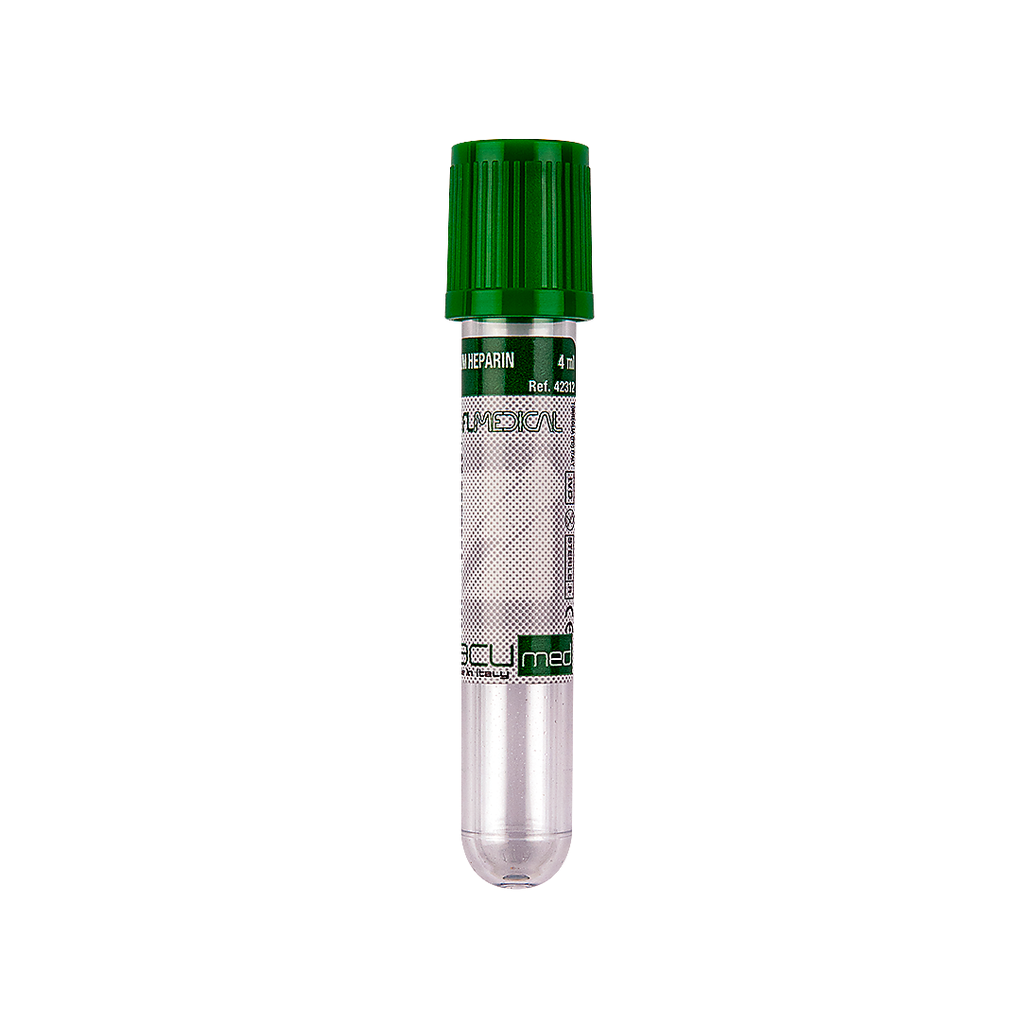 [42312] Vacumed® vereproovi katsuti liitiumhepariiniga, 4 ml