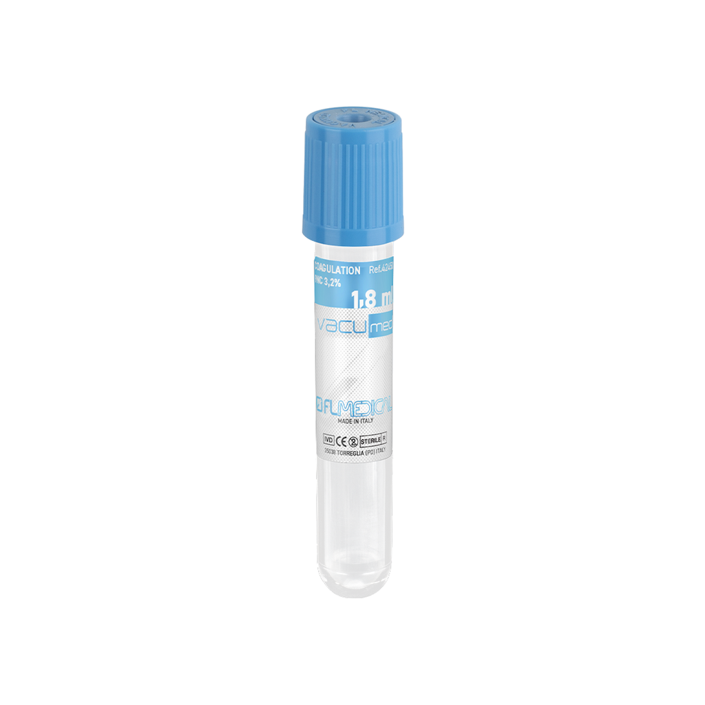 [42451] Vacumed® dvigubos sienelės koaguliacijos mėgintuvėlis su 3,2 % natrio citratu, 2,7 ml kraujo