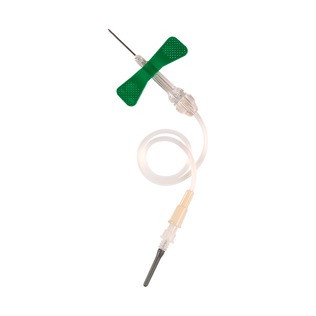 [45603] Vacumed® safety blood collection set, 23G × ¾″, 190 mm tubing